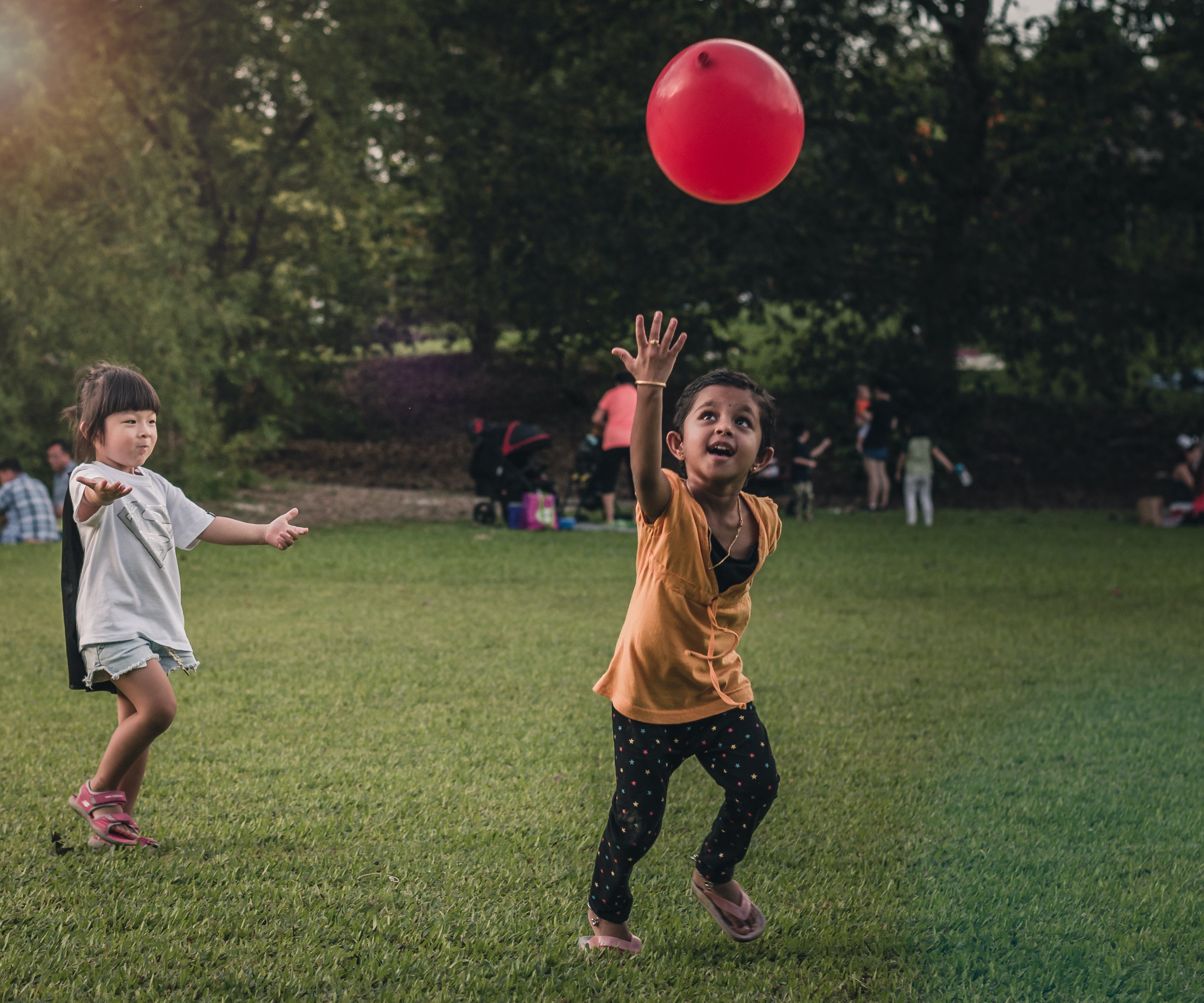 Playing outside
