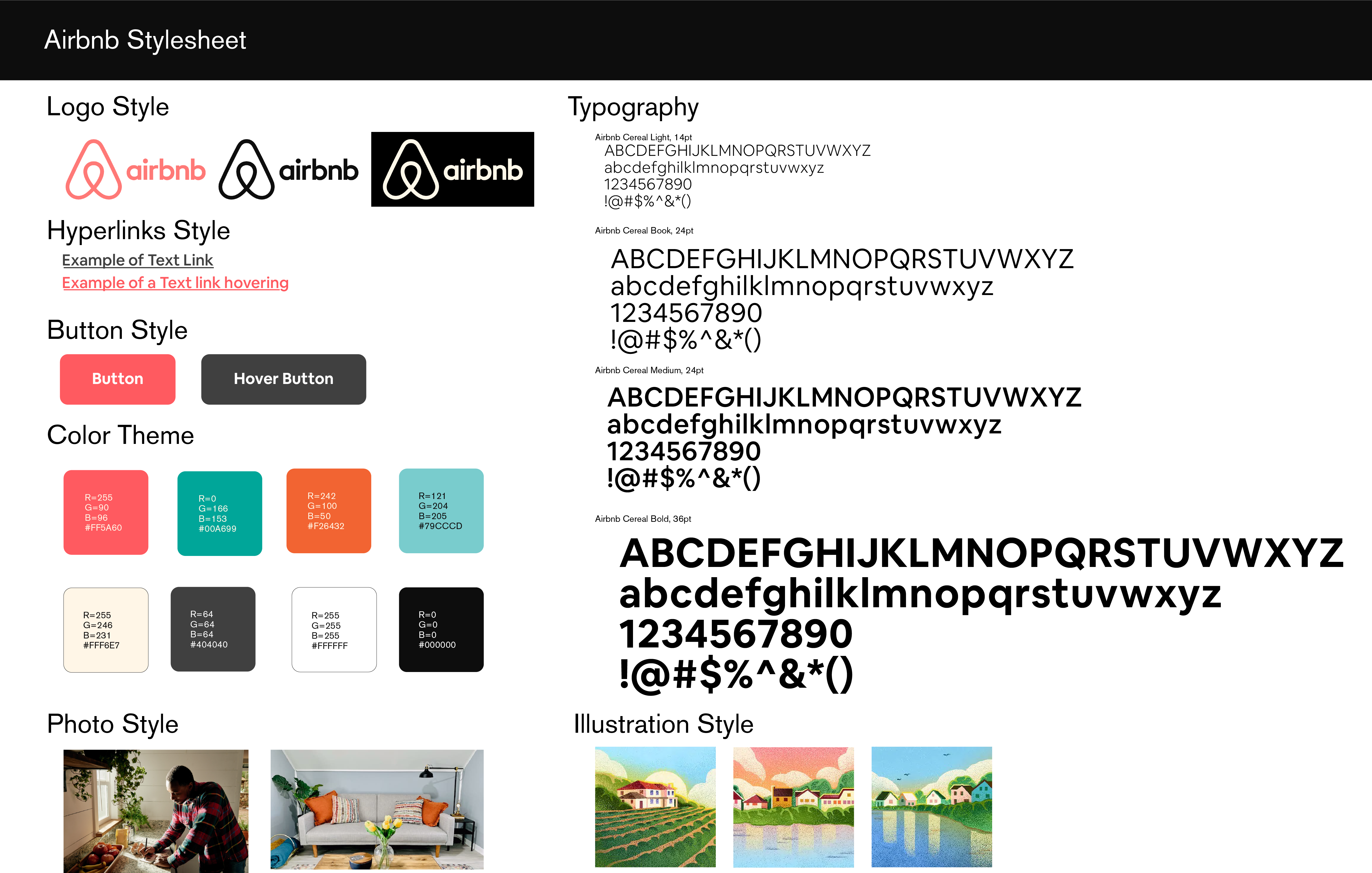 Airbnb Stylesheet